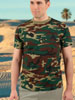 immagine aggiuntiva 1- Maglietta T-Shirt maniche corte Uomo  Valento girocollo con cuciture laterali stampata mimetica Jungle CAVACAM Soldier CAVASOL 600VA5A E3Ssport.it Stampa RicamoE3Ssport  E3S