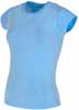  Maglietta T-Shirt maniche corte Donna Valento girocollo, cuciture laterali, elasticizzata tinta unita Tiffany CAVATIF 600VA9D E3Ssport.it Stampa RicamoE3Ssport  E3S
