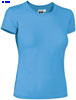 immagine aggiuntiva 3- Maglietta T-Shirt maniche corte Donna Valento girocollo, elasticizzata tinta unita Tiffany CAVATIF 600VA9D E3Ssport.it Stampa RicamoE3Ssport  E3S