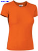 immagine aggiuntiva 7- Maglietta T-Shirt maniche corte Donna Valento girocollo, elasticizzata tinta unita Tiffany CAVATIF 600VA9D E3Ssport.it Stampa RicamoE3Ssport  E3S