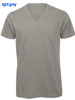 immagine aggiuntiva 3- Maglietta T-Shirt Organica Ecosostenibile maniche corte Adulto Unisex B&C scollo V cuciture laterali senza etichetta Inspire V T/Men CTM044 601BC1A E3Ssport.it Stampa RicamoE3Ssport  E3S