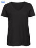 immagine aggiuntiva 1- Maglietta T-Shirt Organica Ecosostenibile maniche corte Donna B&C scollo V cuciture laterali senza etichetta Inspire V T/Women CTW045 601BC1D E3Ssport.it Stampa RicamoE3Ssport  E3S