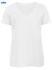 immagine aggiuntiva 6- Maglietta T-Shirt Organica Ecosostenibile maniche corte Donna B&C scollo V cuciture laterali senza etichetta Inspire V T/Women CTW045 601BC1D E3Ssport.it Stampa RicamoE3Ssport  E3S