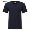 immagine aggiuntiva 8- Maglietta T-Shirt maniche corte Adulto Unisex Fruit of the Loom scollo V con fianchi tubolari tinta unita con etichetta strappabile Iconic 150 V Neck T 614420 601FL2A E3Ssport.it Stampa RicamoE3Ssport  E3S