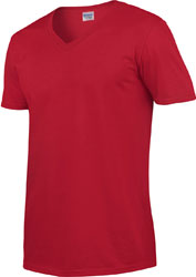  Maglietta T-Shirt maniche corte Uomo  Gildan scollo V Soft Style 601GD1A E3Ssport.it Stampa RicamoE3Ssport  E3S