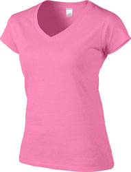 T-Shirt Maglietta scollo V Gildan manica corta donna 601GD1D