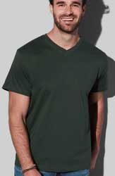  Maglietta T-Shirt maniche corte Uomo  Stedman scollo V classic ST2300 601SD1A E3Ssport.it Stampa RicamoE3Ssport  E3S