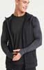  Maglietta T-Shirt maniche lunghe Tecnica Uomo  AWDis con cappuccio regolabile, zip cerniera lunga, polsi con foro per pollice con inserti, etichetta removibile JC057 Mens Cool Contrast Zoodie 602AW2A E3Ssport.it Stampa RicamoE3Ssport  E3S