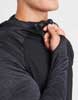  Maglietta T-Shirt maniche lunghe Tecnica Uomo  AWDis con cappuccio regolabile, zip cerniera lunga, polsi con foro per pollice con inserti, etichetta removibile JC057 Mens Cool Contrast Zoodie 602AW2A E3Ssport.it Stampa RicamoE3Ssport  E3S