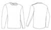  Maglietta T-Shirt maniche lunghe Bambino Unisex Valento girocollo con cuciture laterali tinta unita Rudy CAVARUD 602VA3B E3Ssport.it Stampa RicamoE3Ssport  E3S