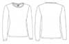  Maglietta T-Shirt maniche lunghe Donna Valento girocollo, elasticizzata tinta unita Funky CAVAFUN 602VA4D E3Ssport.it Stampa RicamoE3Ssport  E3S