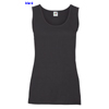 immagine aggiuntiva 4- Canotta spalla larga Donna Fruit of the Loom scollatura ampia, cuciture laterali tinta unita Ladies Valueweight Vest 613760 603FL1D E3Ssport.it Stampa RicamoE3Ssport  E3S