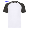 immagine aggiuntiva 2- Maglietta T-Shirt maniche corte Adulto Unisex Fruit of the Loom girocollo, busto tubolare maniche e collo in contrasto Valueweight Short Sleeve Baseball T 610260 605FL1A E3Ssport.it Stampa RicamoE3Ssport  E3S