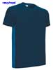 immagine aggiuntiva 5- Maglietta T-Shirt maniche corte Adulto Unisex Valento girocollo con cuciture laterali con taschino, con inserti Thunder CAVATHU 605VA6A E3Ssport.it Stampa RicamoE3Ssport  E3S