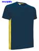 immagine aggiuntiva 6- Maglietta T-Shirt maniche corte Adulto Unisex Valento girocollo con cuciture laterali con taschino, con inserti Thunder CAVATHU 605VA6A E3Ssport.it Stampa RicamoE3Ssport  E3S