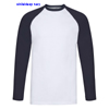 immagine aggiuntiva 5- Maglietta T-Shirt maniche lunghe Adulto Unisex Fruit of the Loom girocollo, busto tubolare maniche e collo in contrasto Valueweight Long Sleeve Baseball T 610280 606FL1A E3Ssport.it Stampa RicamoE3Ssport  E3S