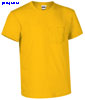 immagine aggiuntiva 3- Maglietta T-Shirt maniche corte Adulto Unisex Valento girocollo, aderente con taschino, tinta unita Eagle CAVATOB 607VA1A E3Ssport.it Stampa RicamoE3Ssport  E3S
