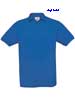  Polo maglietta manica corta Uomo  B&C 3 bottoni, collo polo, polsi in costina tinta unita Safran CPU409 610BC1A E3Ssport.it Stampa RicamoE3Ssport  E3S