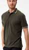  Polo maglietta manica corta Adulto Unisex Black Spider 2 bottoni, collo polo, polsini in costina, spacchetti laterali righe tricolore Italia Polo tricolor Italy BS200 610BS2A E3Ssport.it Stampa RicamoE3Ssport  E3S
