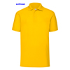 immagine aggiuntiva 5- Polo mista maglietta manica corta Adulto Unisex Fruit of the Loom 3 bottoni, collo polo, polsi in costina tinta unita 65/35 Polo 634020 610FL4A E3Ssport.it Stampa RicamoE3Ssport  E3S