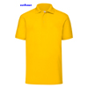 immagine aggiuntiva 5- Polo mista maglietta manica corta Adulto Unisex Fruit of the Loom 3 bottoni, collo polo, polsi in costina tinta unita 65/35 Polo 634020 610FL4A E3Ssport.it Stampa RicamoE3Ssport  E3S