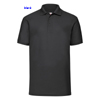 immagine aggiuntiva 6- Polo mista maglietta manica corta Adulto Unisex Fruit of the Loom 3 bottoni, collo polo, polsi in costina tinta unita 65/35 Polo 634020 610FL4A E3Ssport.it Stampa RicamoE3Ssport  E3S
