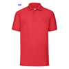 immagine aggiuntiva 8- Polo mista maglietta manica corta Adulto Unisex Fruit of the Loom 3 bottoni, collo polo, polsi in costina tinta unita 65/35 Polo 634020 610FL4A E3Ssport.it Stampa RicamoE3Ssport  E3S