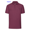 immagine aggiuntiva 9- Polo mista maglietta manica corta Adulto Unisex Fruit of the Loom 3 bottoni, collo polo, polsi in costina tinta unita 65/35 Polo 634020 610FL4A E3Ssport.it Stampa RicamoE3Ssport  E3S