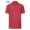 immagine aggiuntiva 19- Polo mista maglietta manica corta Adulto Unisex Fruit of the Loom 3 bottoni, collo polo, polsi in costina tinta unita 65/35 Polo 634020 610FL4A E3Ssport.it Stampa RicamoE3Ssport  E3S