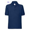 immagine aggiuntiva 4- Polo mista maglietta manica corta Bambino Unisex Fruit of the Loom 2 bottoni, collo polo, polsini in costina tinta unita Kids 65/35 Polo 634170 610FL4B E3Ssport.it Stampa RicamoE3Ssport  E3S