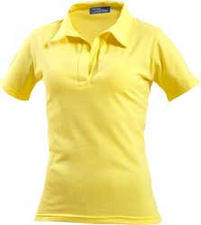  Polo maglietta manica corta Donna GL senza bottoni, elasticizzata 610GL4D E3Ssport.it Stampa RicamoE3Ssport  E3S