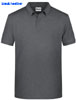 immagine aggiuntiva 3- Polo Organica Ecosostenibile maniche corte Adulto Unisex James & Nicholson 2 bottoni spacchetti laterali etichetta removibile Men Basic Polo JN8010 610JN3A E3Ssport.it Stampa RicamoE3Ssport  E3S