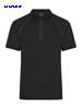 immagine aggiuntiva 7- Polo manica corta tecnica Adulto Unisex James & Nicholson zip corta, collo polo, polsini in costina con inserti Mens Zip-Polo JN1308 610JN6A E3Ssport.it Stampa RicamoE3Ssport  E3S