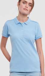 Polo Maglietta Russell manica corta aderente donna 610JZ1D