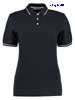  Polo maglietta manica corta Donna Kustom Kit 3 bottoni, collo polo, polsi in costina, spacchetti laterali righe in contrasto KK706 Womens St. Mellion Polo 610KK1D E3Ssport.it Stampa RicamoE3Ssport  E3S