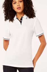  Polo maglietta manica corta Donna Kustom Kit 3 bottoni, collo polo, polsi in costina, spacchetti laterali righe in contrasto KK706 Womens St. Mellion Polo 610KK1D E3Ssport.it Stampa RicamoE3Ssport  E3S