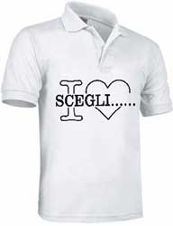  Souvenir turismo Adulto Unisex Souvenir polo manica corta con bottoni con stampa 610SV2A E3Ssport.it Stampa RicamoE3Ssport  E3S