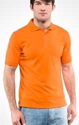 Polo tinta unita Maglietta SottoZero jersey manica corta uomo unisex 610SZ4A