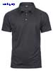 immagine aggiuntiva 6- Polo manica corta tecnica Adulto Unisex Tee Jays 3 bottoni, collo polo, polsi diritti tinta unita Luxury Sport Polo TJ7200 610TJ3A E3Ssport.it Stampa RicamoE3Ssport  E3S