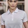  Polo riciclata ecosostenibile tecnica maglietta manica corta Donna Tee Jays 3 bottoni, collo polo e polsi in costina, spacchetti, elasticizzata tinta unita TJ7001 Womens Club Polo 610TJ4D E3Ssport.it Stampa RicamoE3Ssport  E3S