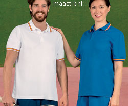 Polo Maglietta tecnica con righe Valento manica corta uomo unisex 610VA11A