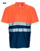  maglietta Polo manica corta, Alta visibilità Adulto Unisex Valento 2 bottoni, collo polo in tessuto con inserti e bande catarinfrangenti riflettenti alta visibilità Build POVABUI 610VA8A E3Ssport.it Stampa RicamoE3Ssport  E3S
