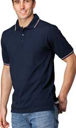 Polo Maglietta rigata Made in Italy manica corta uomo unisex 610VS1A