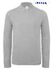  Polo maglietta manica lunga Uomo  B&C 2 bottoni, collo polo, senza polsini e spacchetti tinta unita CPUI12 ID.001 LSL 612BC2A E3Ssport.it Stampa RicamoE3Ssport  E3S