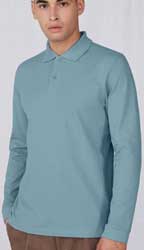 Polo pesante 2 bottoni maniche lunghe BeC CPU427 My polo 210 LSL cotone 612BC4A