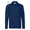 immagine aggiuntiva 4- Polo maglietta manica lunga Adulto Unisex Fruit of the Loom 3 bottoni, collo polo, polsi in costina, spacchetti laterali tinta unita Premium Long Sleeve Polo 633100 612FL1A E3Ssport.it Stampa RicamoE3Ssport  E3S