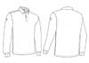 Polo manica lunga tecnica Uomo  Valento 2 bottoni con collo camicia button-down garzata internamente Kritan POVAKRI 612VA5A E3Ssport.it Stampa RicamoE3Ssport  E3S