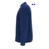 Polo mista maglietta manica lunga Adulto Unisex Valento apertura con 2 velcro, collo polo, polsini in costina tinta unita Valiant POVAVAL 612VA9A E3Ssport.it Stampa RicamoE3Ssport  E3S