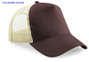 immagine aggiuntiva 17- Cappellino 5 pannelli con rete Adulto Unisex Beechfield visiera curva, regolazione posteriore snap-tab a pressione tinta unita o bicolore 618BF4A E3Ssport.it Stampa RicamoE3Ssport  E3S