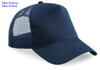 immagine aggiuntiva 20- Cappellino 5 pannelli con rete Adulto Unisex Beechfield visiera curva, regolazione posteriore snap-tab a pressione tinta unita o bicolore 618BF4A E3Ssport.it Stampa RicamoE3Ssport  E3S